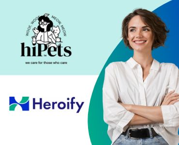 hiPets oszczędza 30 godzin pracy używając Heroify
